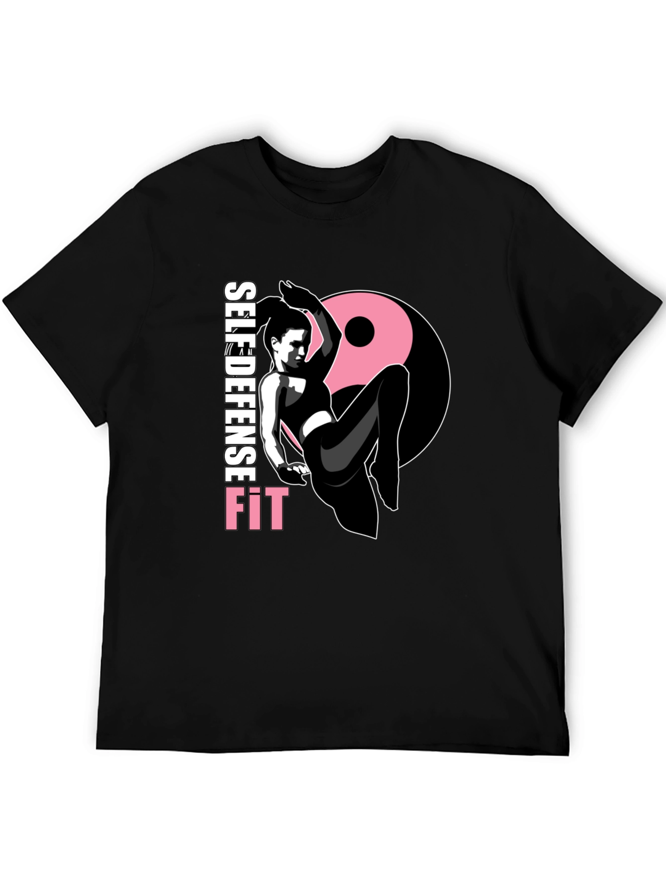 Self Defense Fit Graphic Tee - Black