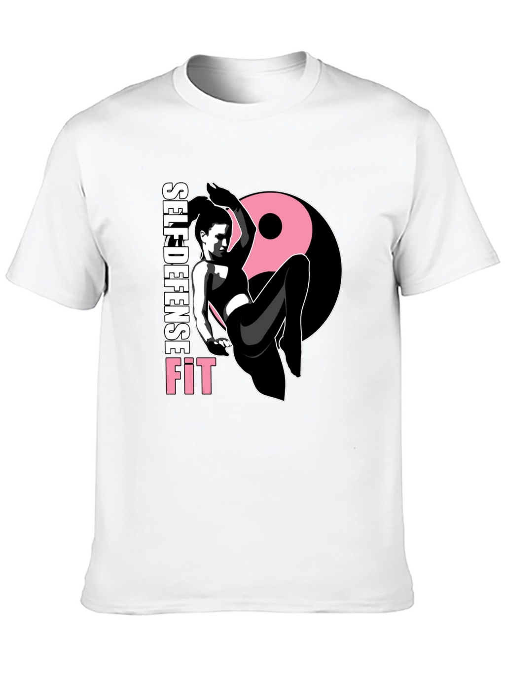 Self Defense Fit Graphic Tee - Black