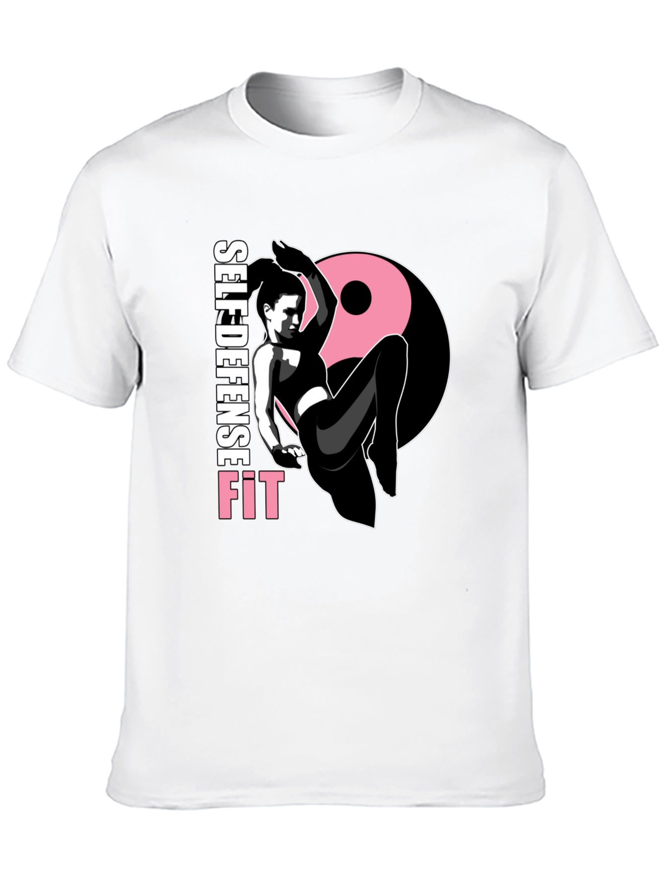 Self Defense Fit Graphic Tee - Black