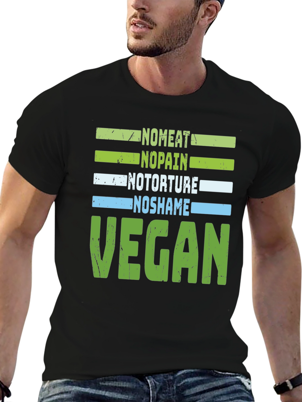 Vegan No Meat No Pain T-Shirt