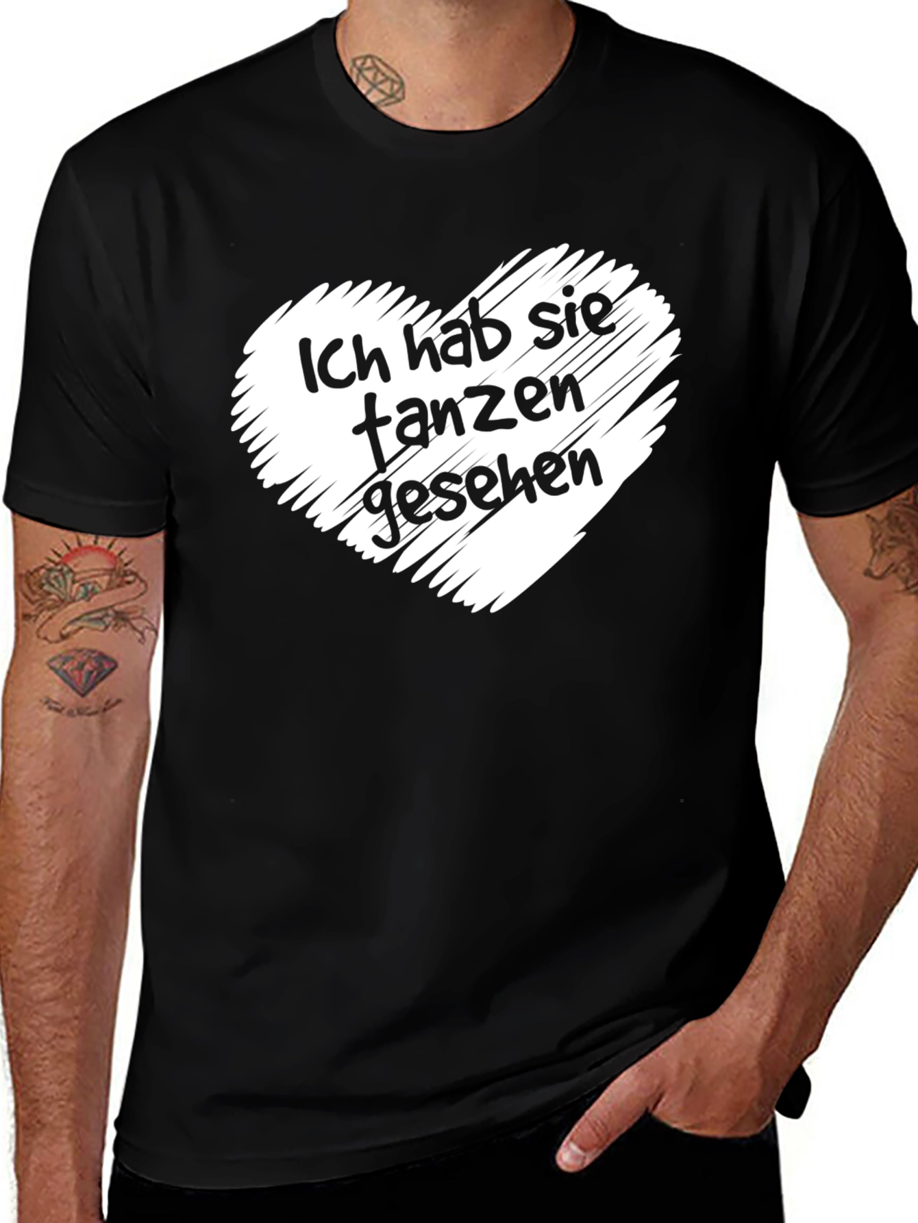 Ich Hab Sie Tanzen Gesehen Black T-Shirt