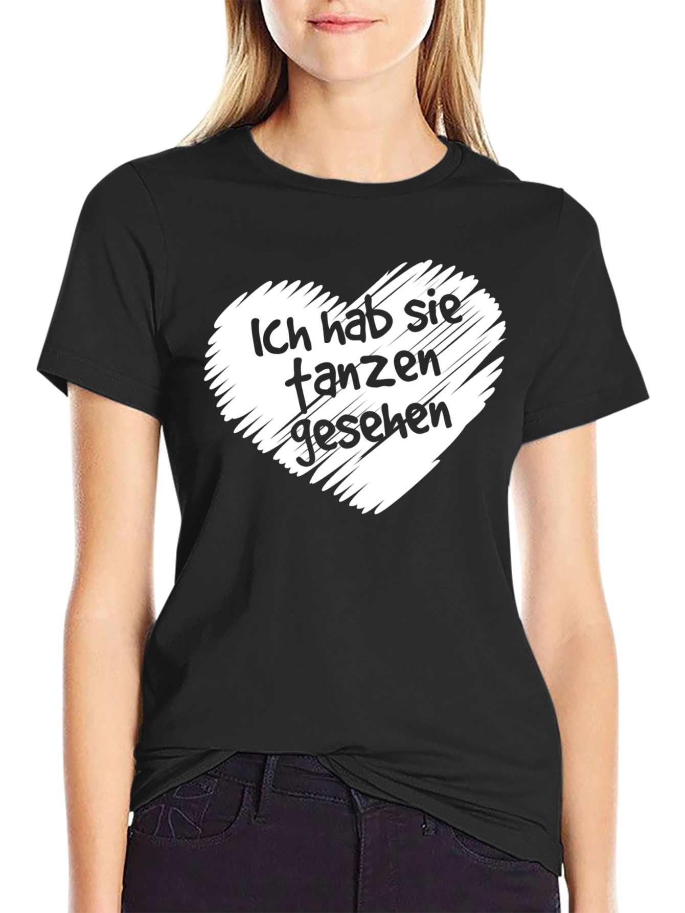 Ich Hab Sie Tanzen Gesehen Black T-Shirt