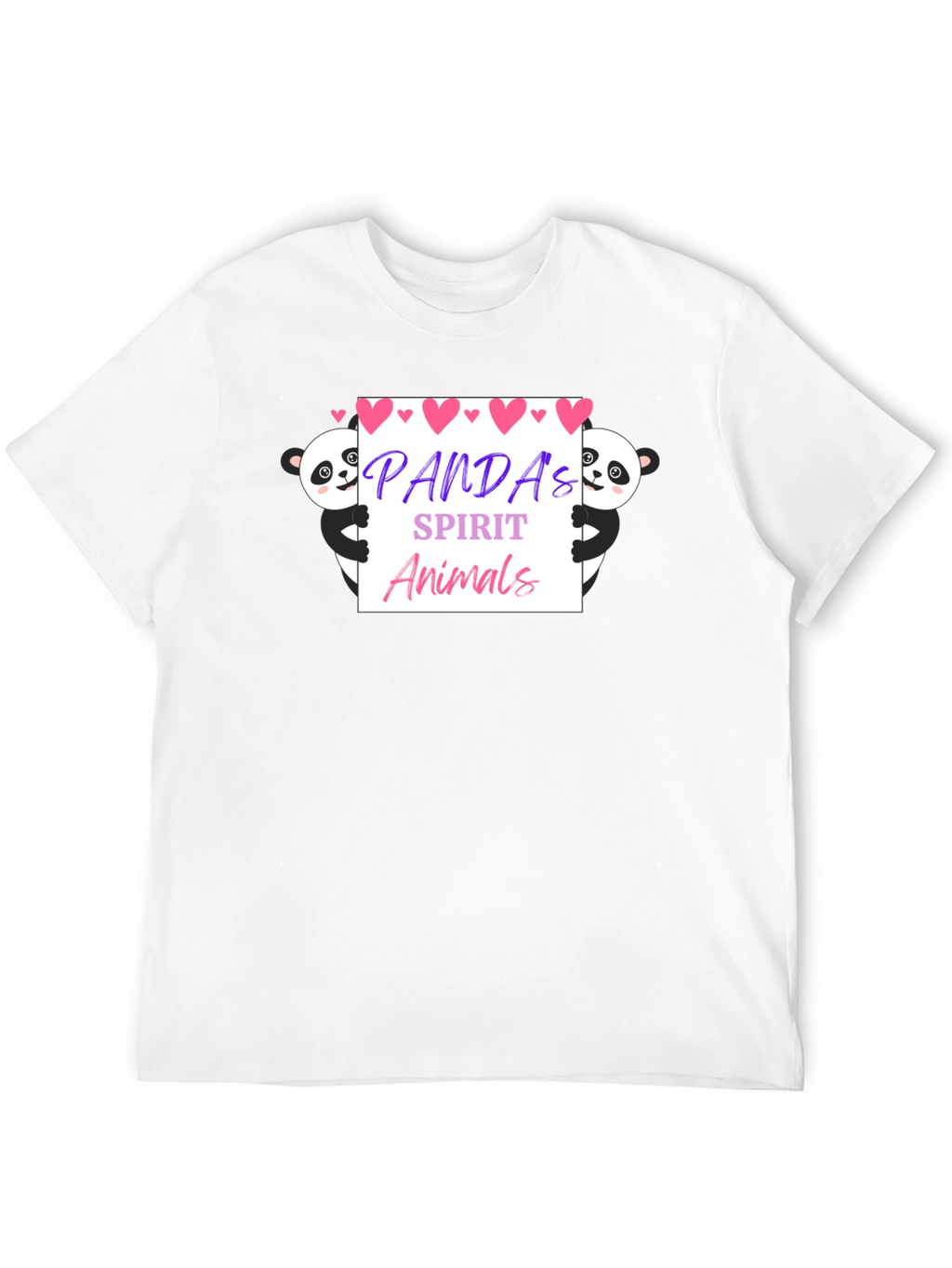 Panda Spirit Animals Graphic T-Shirt
