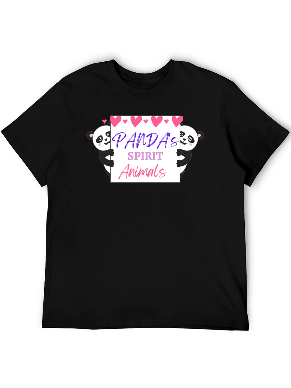 Panda Spirit Animals Graphic T-Shirt