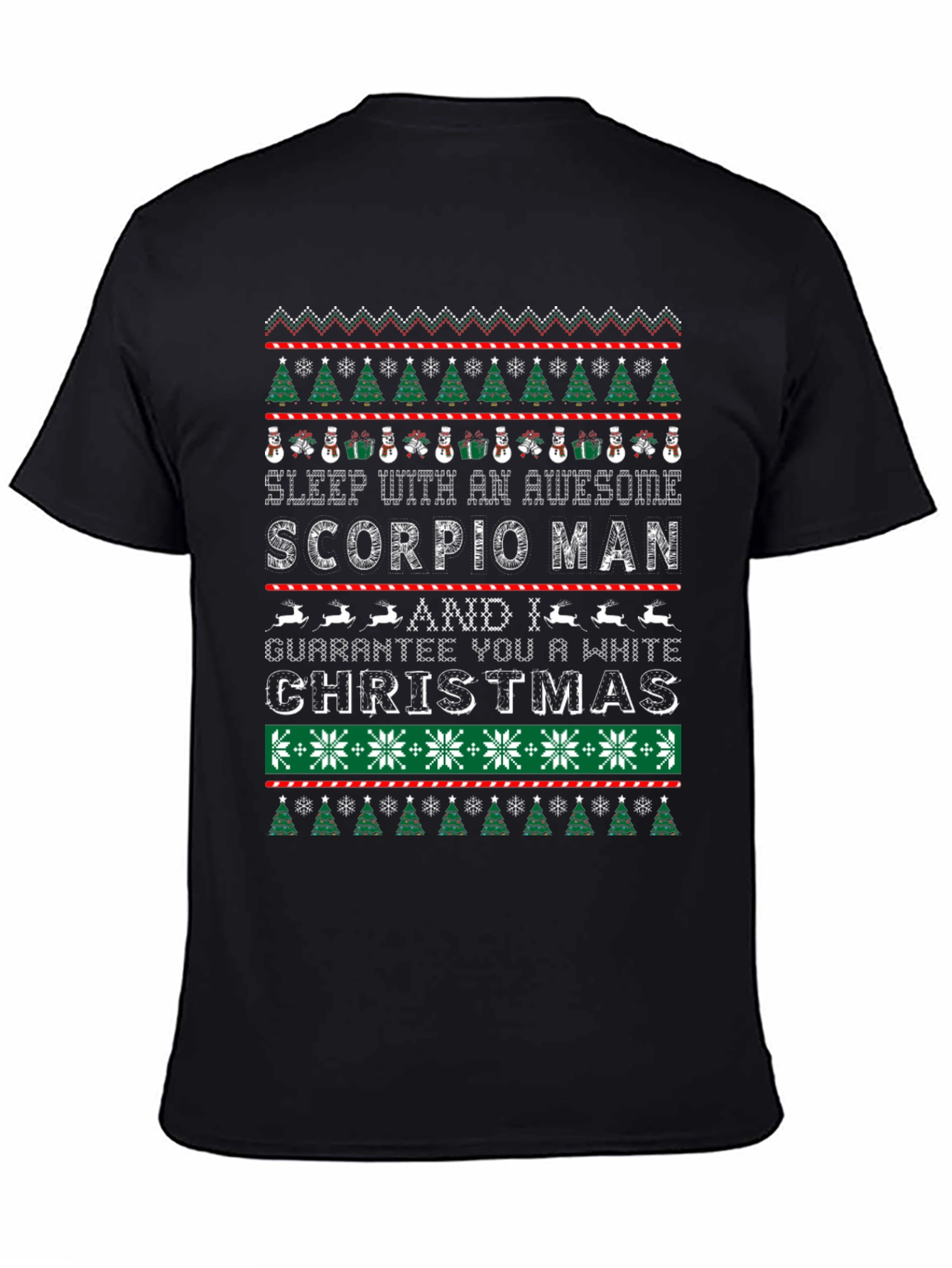 Scorpio Man Christmas Ugly Sweater T-Shirt