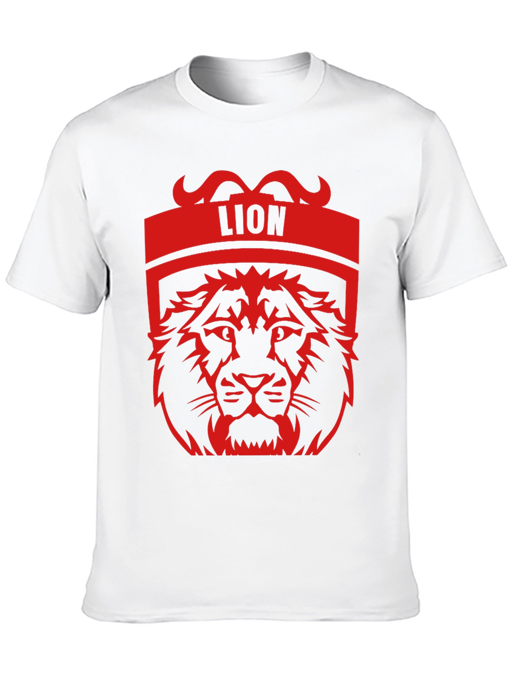 Lion Graphic Tee - Bold Black T-Shirt