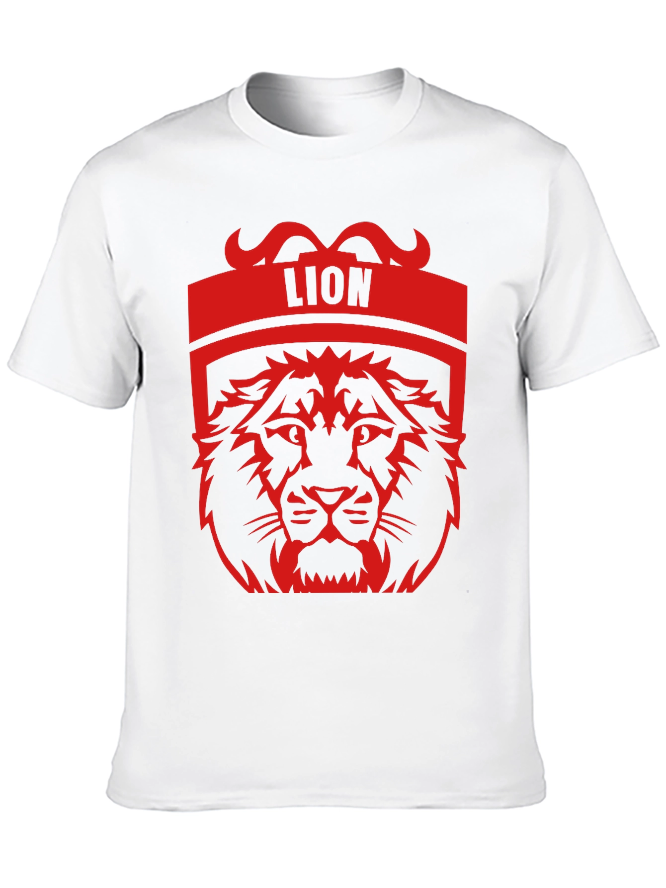 Lion Graphic Tee - Bold Black T-Shirt
