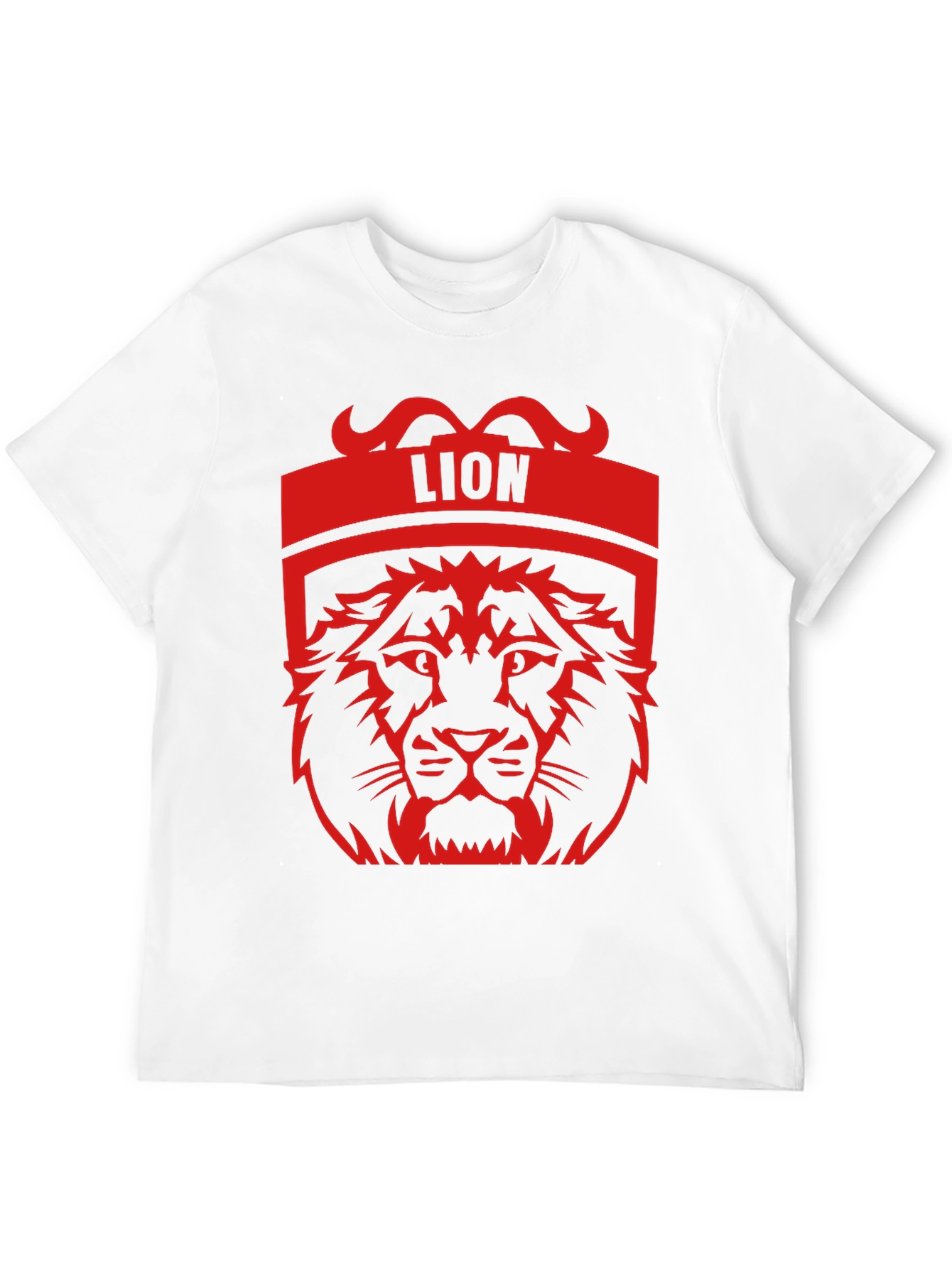 Lion Graphic Tee - Bold Black T-Shirt