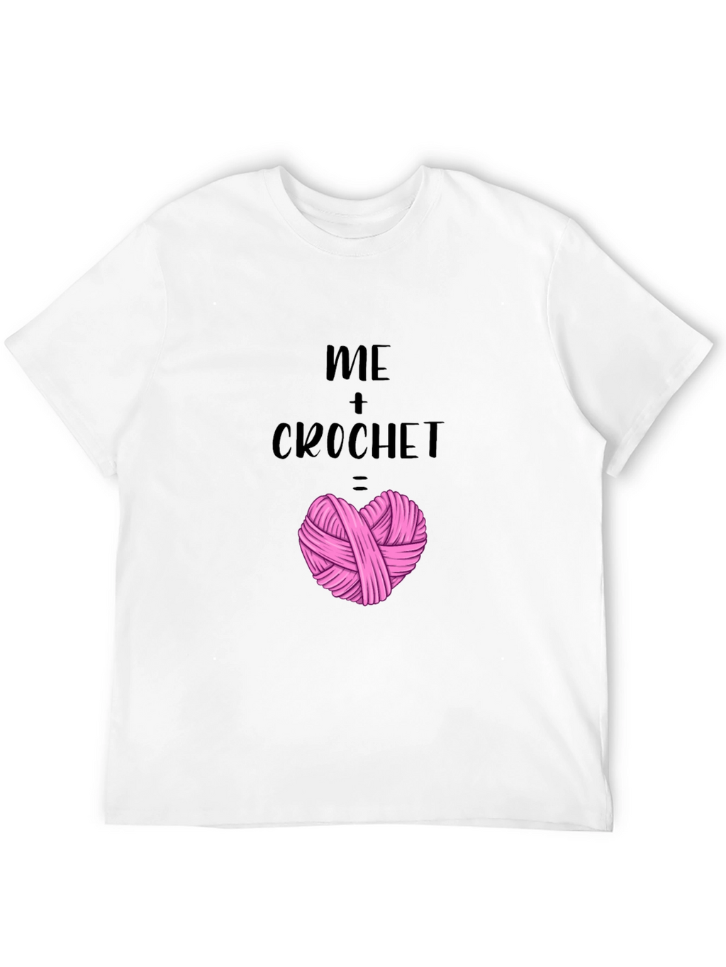 Me + Crochet Heart T-Shirt - Yarn Lover Tee