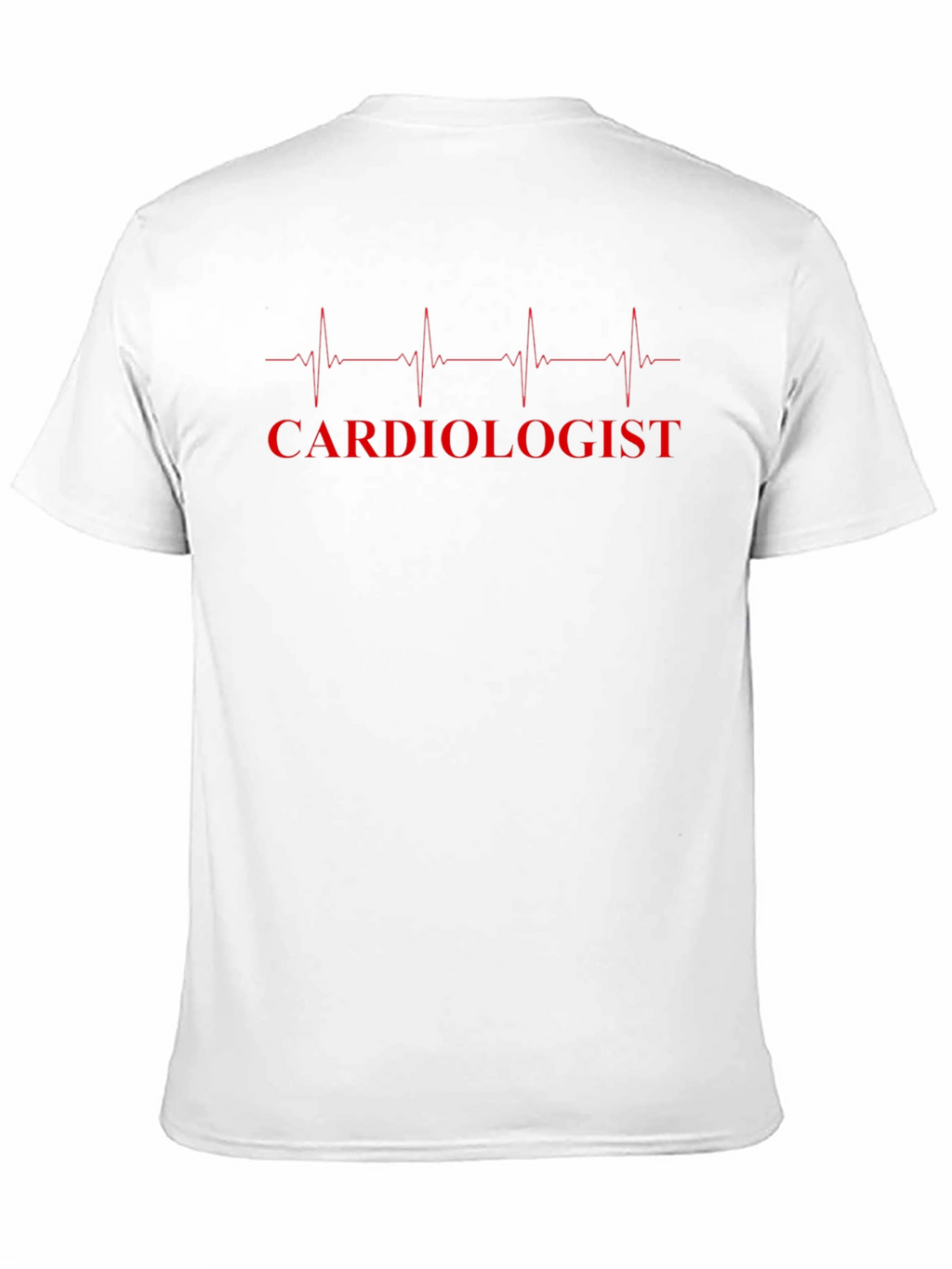 Cardiologist Heartbeat Graphic T-Shirt - Black
