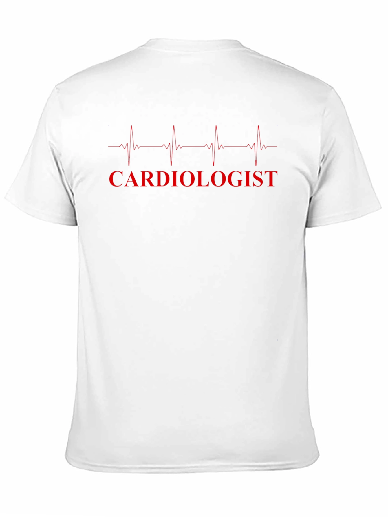 Cardiologist Heartbeat Graphic T-Shirt - Black
