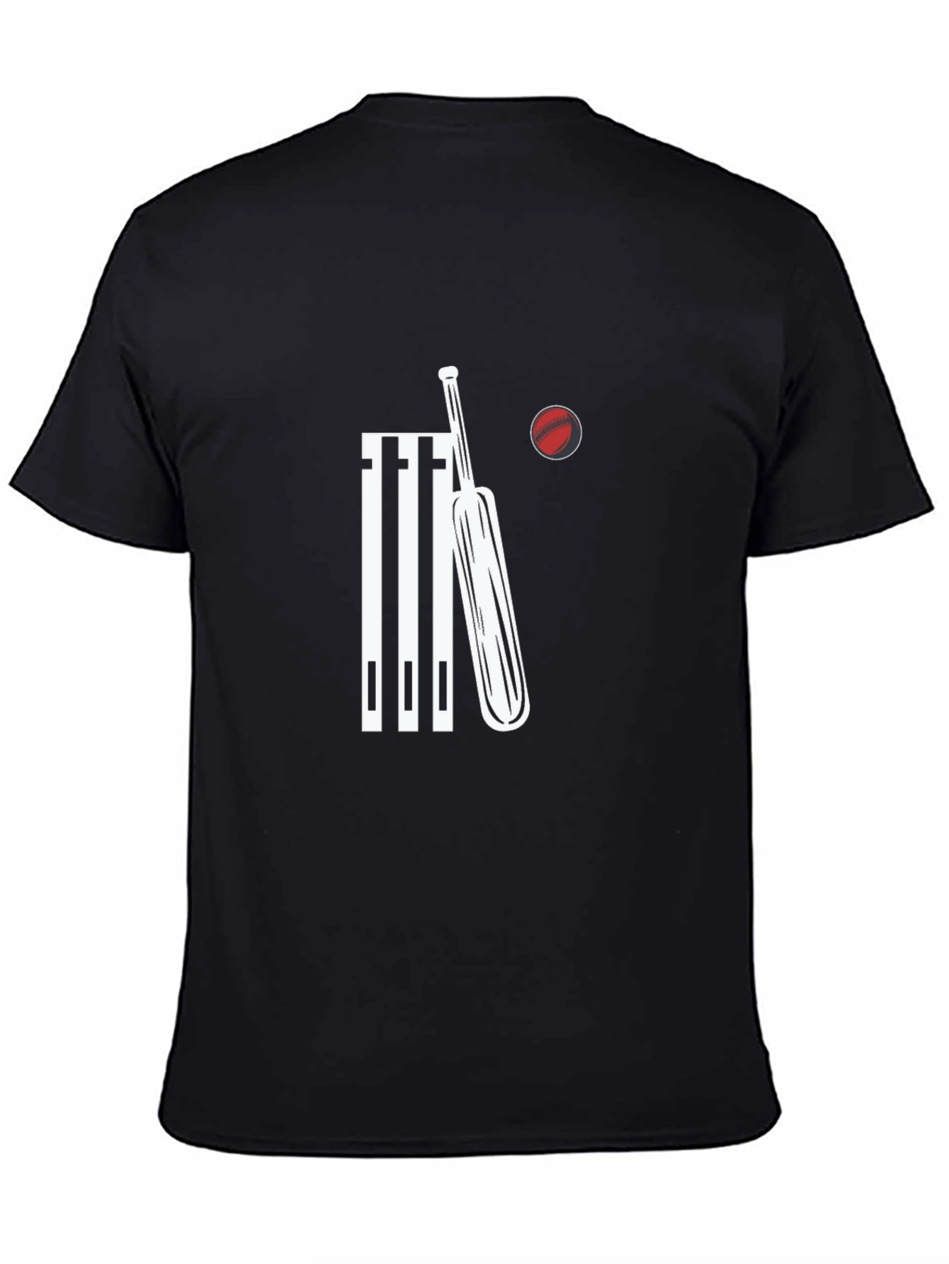 Cricket Bat and Wickets T-Shirt