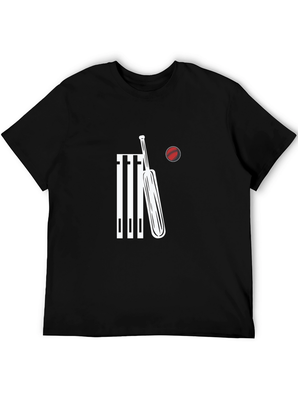Cricket Bat and Wickets T-Shirt
