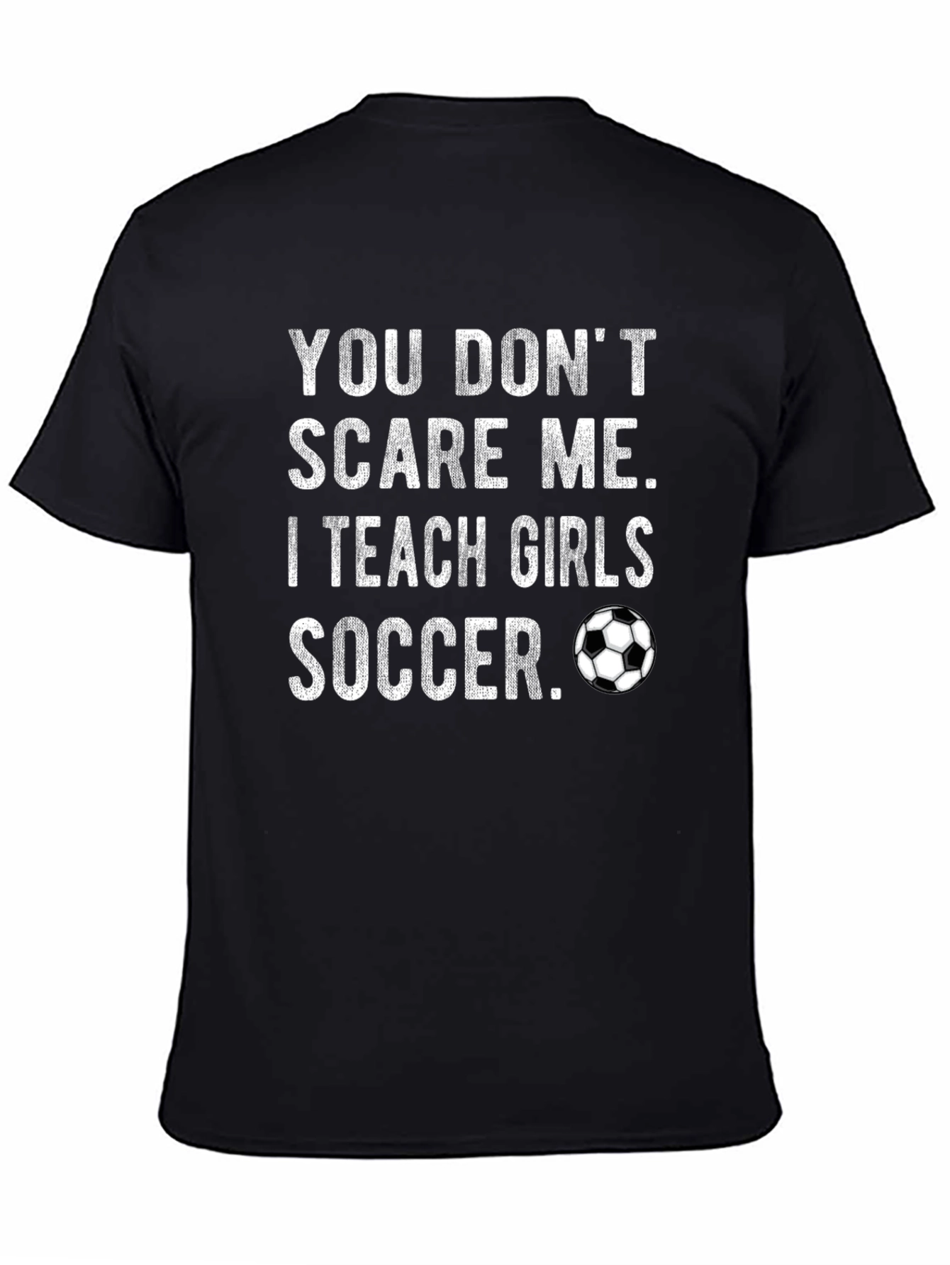 Teach Girls Soccer Graphic Tee