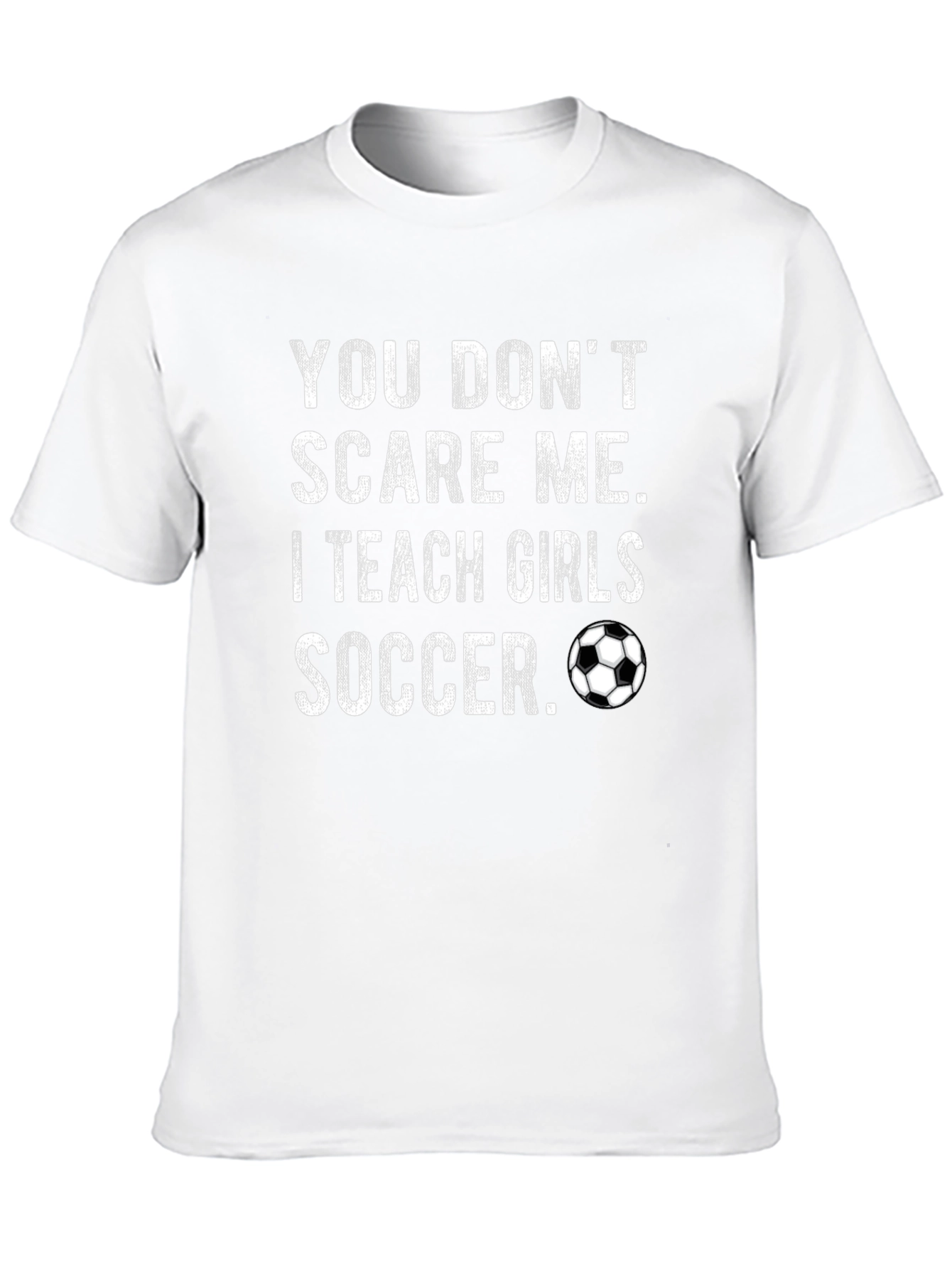 Teach Girls Soccer Graphic Tee