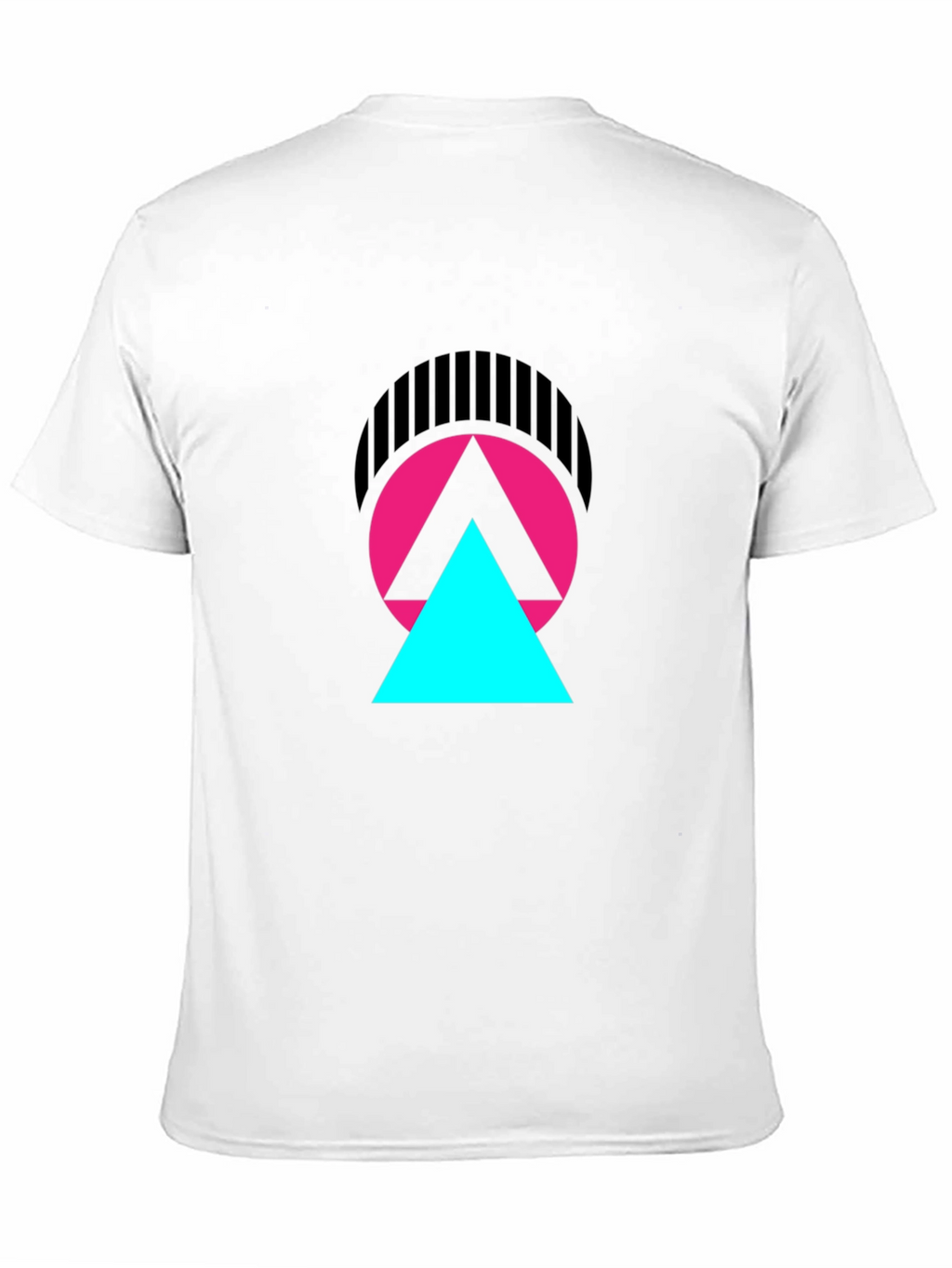 Abstract Geometric Graphic T-Shirt - Modern Design