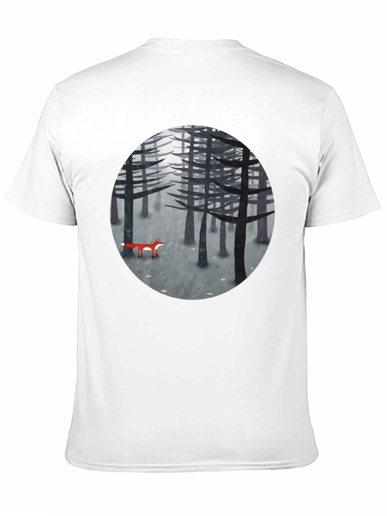 Fox in Woods Graphic T-Shirt