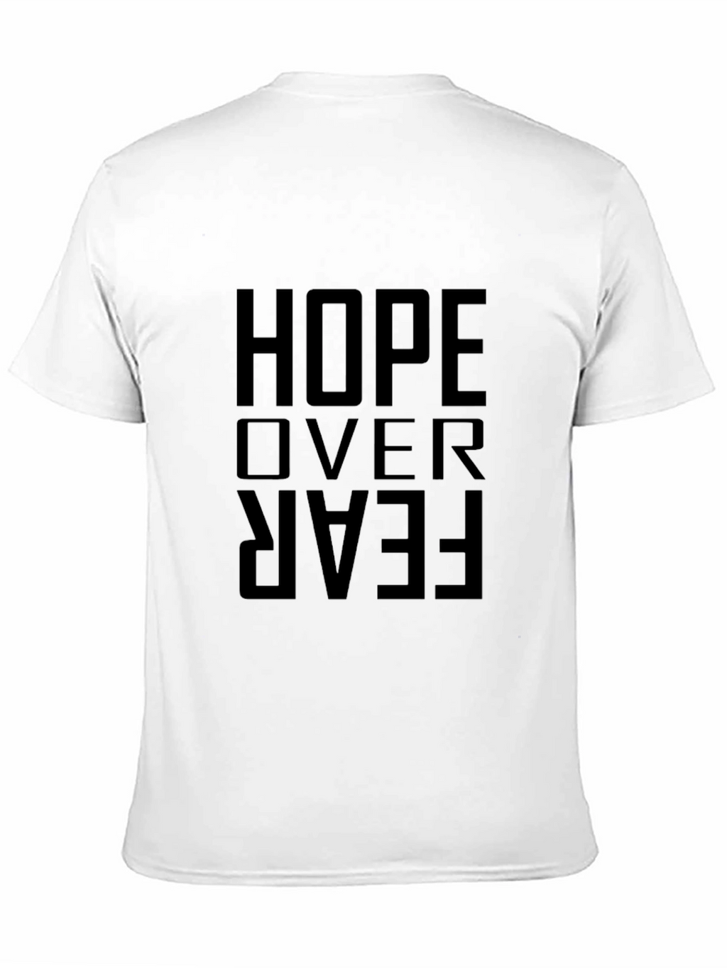 Hope Over Fear Graphic Tee - Mens Black T-Shirt