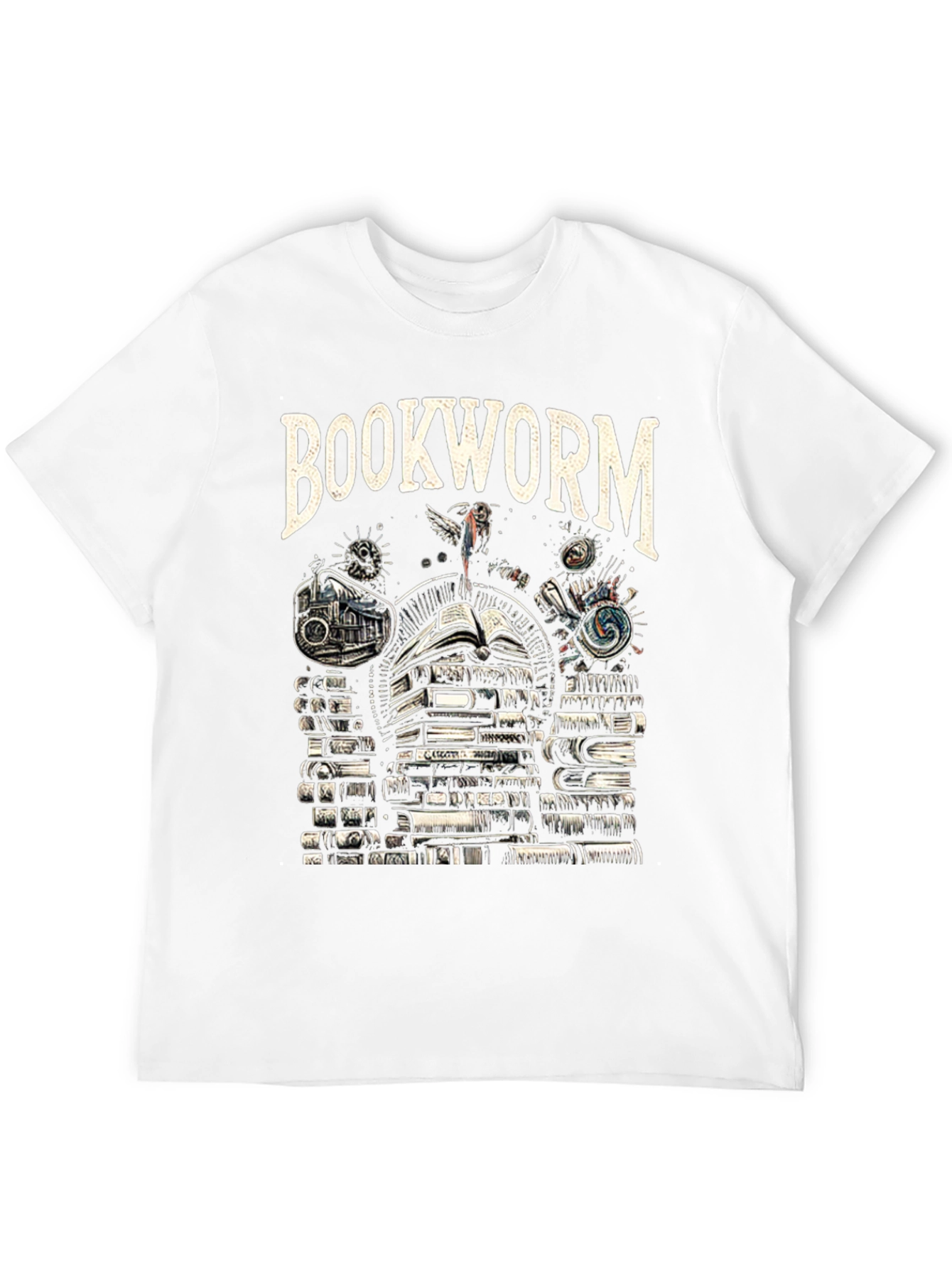 Bookworm Black T-Shirt - Read All Day