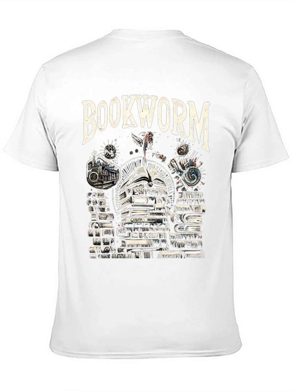 Bookworm Black T-Shirt - Read All Day
