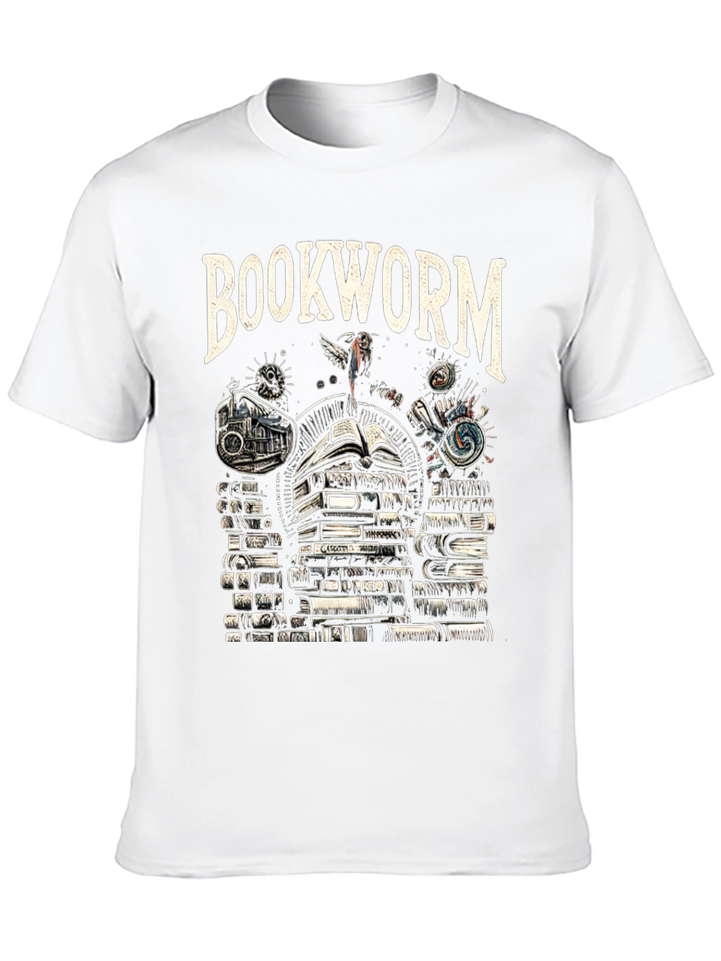Bookworm Black T-Shirt - Read All Day