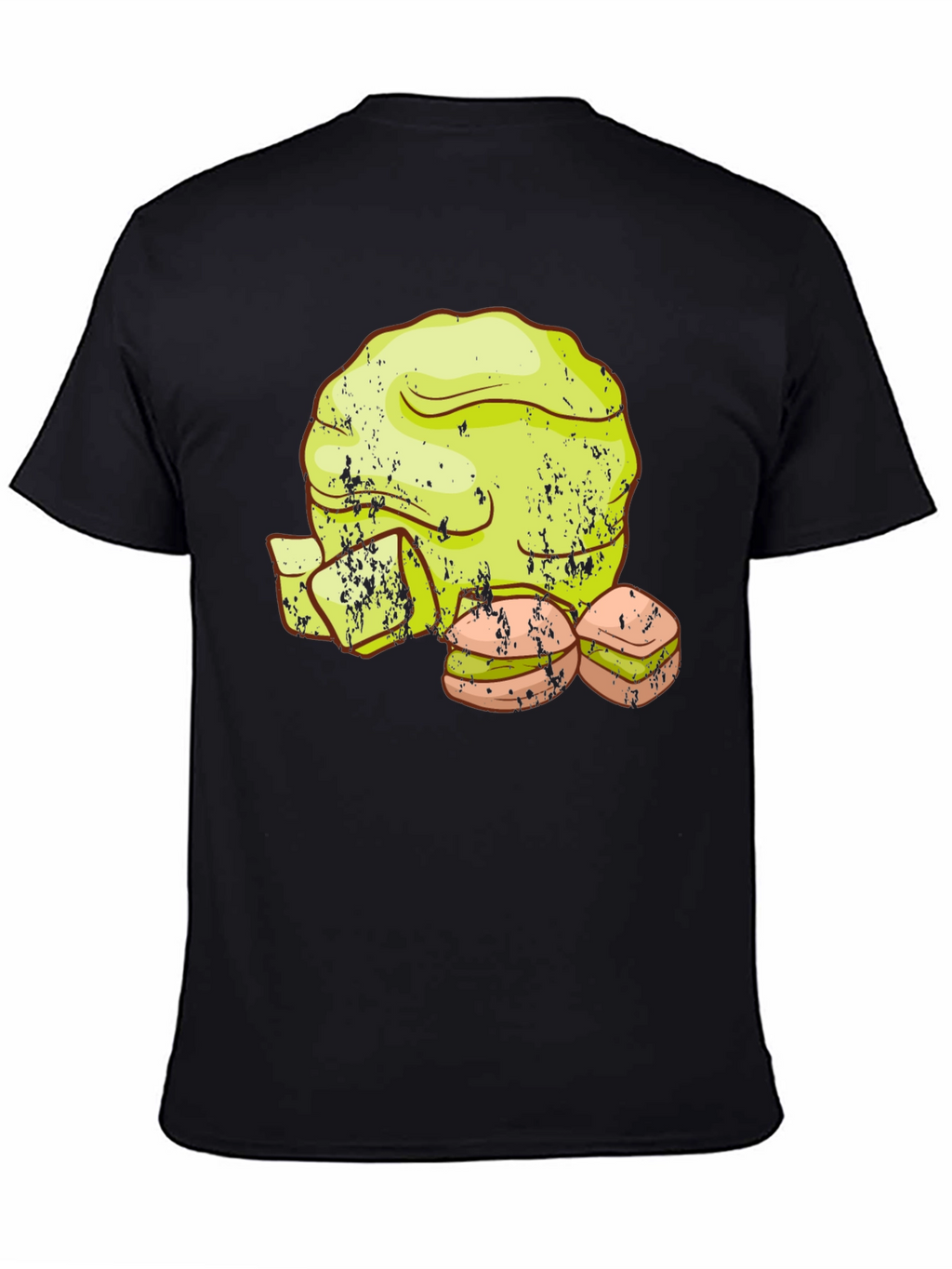 Lettuce and Sandwich Graphic T-Shirt