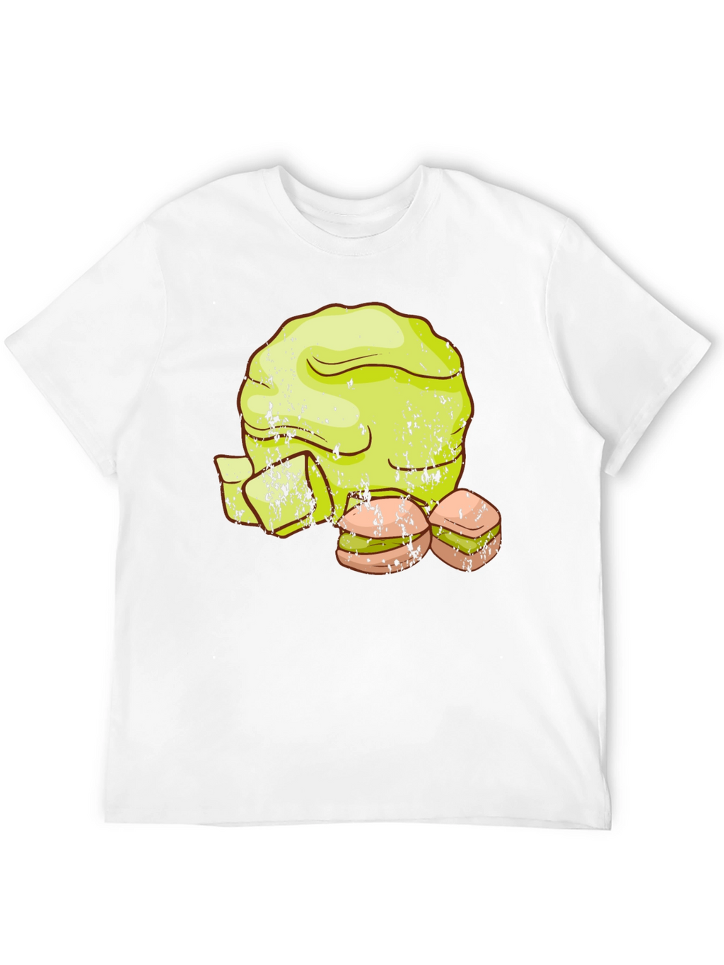 Lettuce and Sandwich Graphic T-Shirt