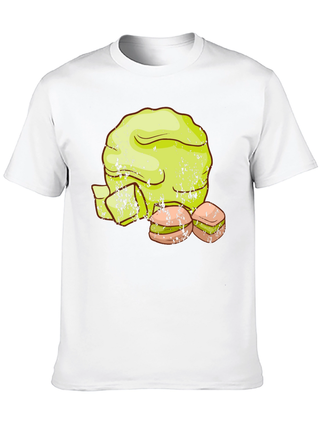Lettuce and Sandwich Graphic T-Shirt