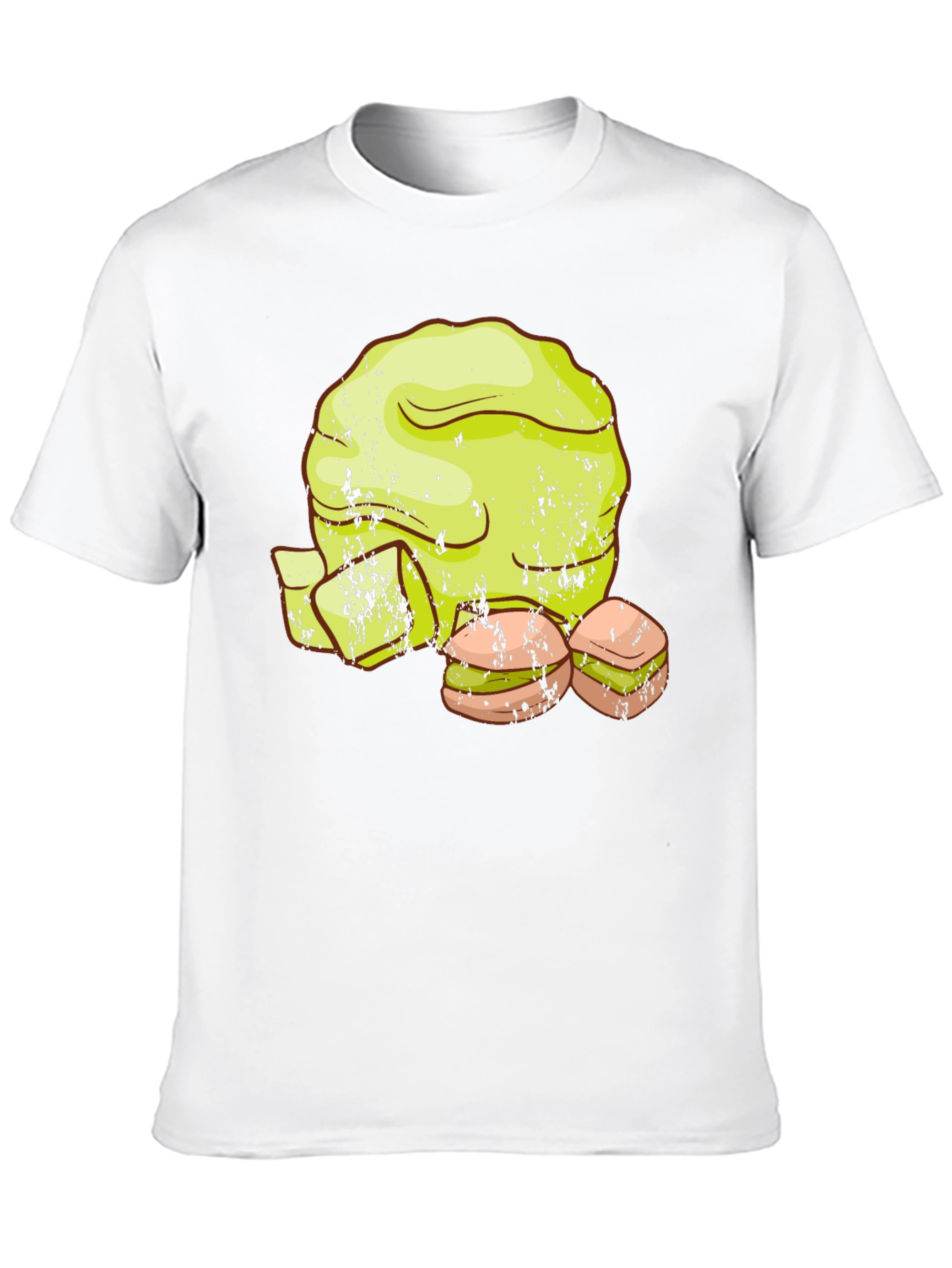 Lettuce and Sandwich Graphic T-Shirt