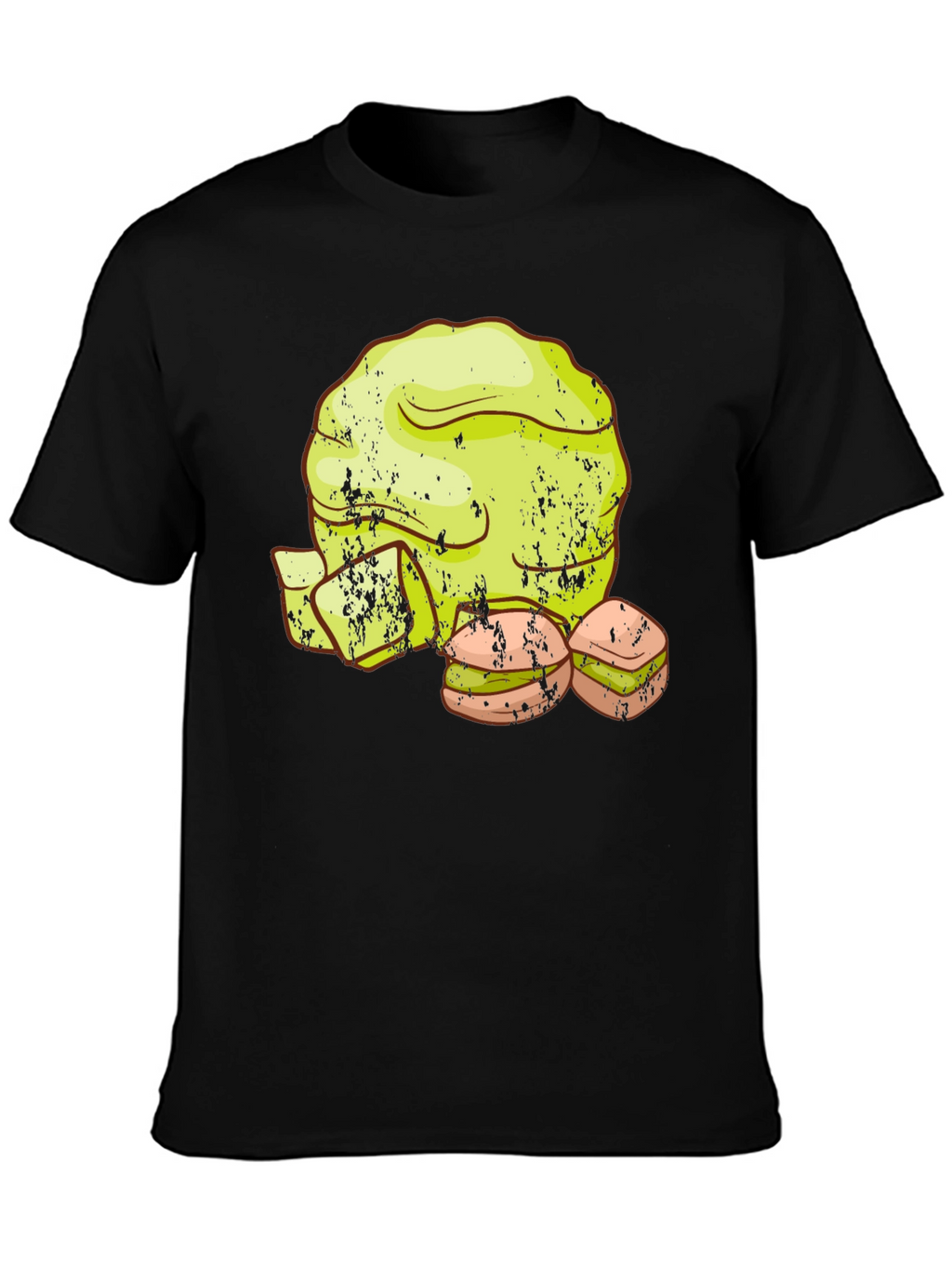 Lettuce and Sandwich Graphic T-Shirt