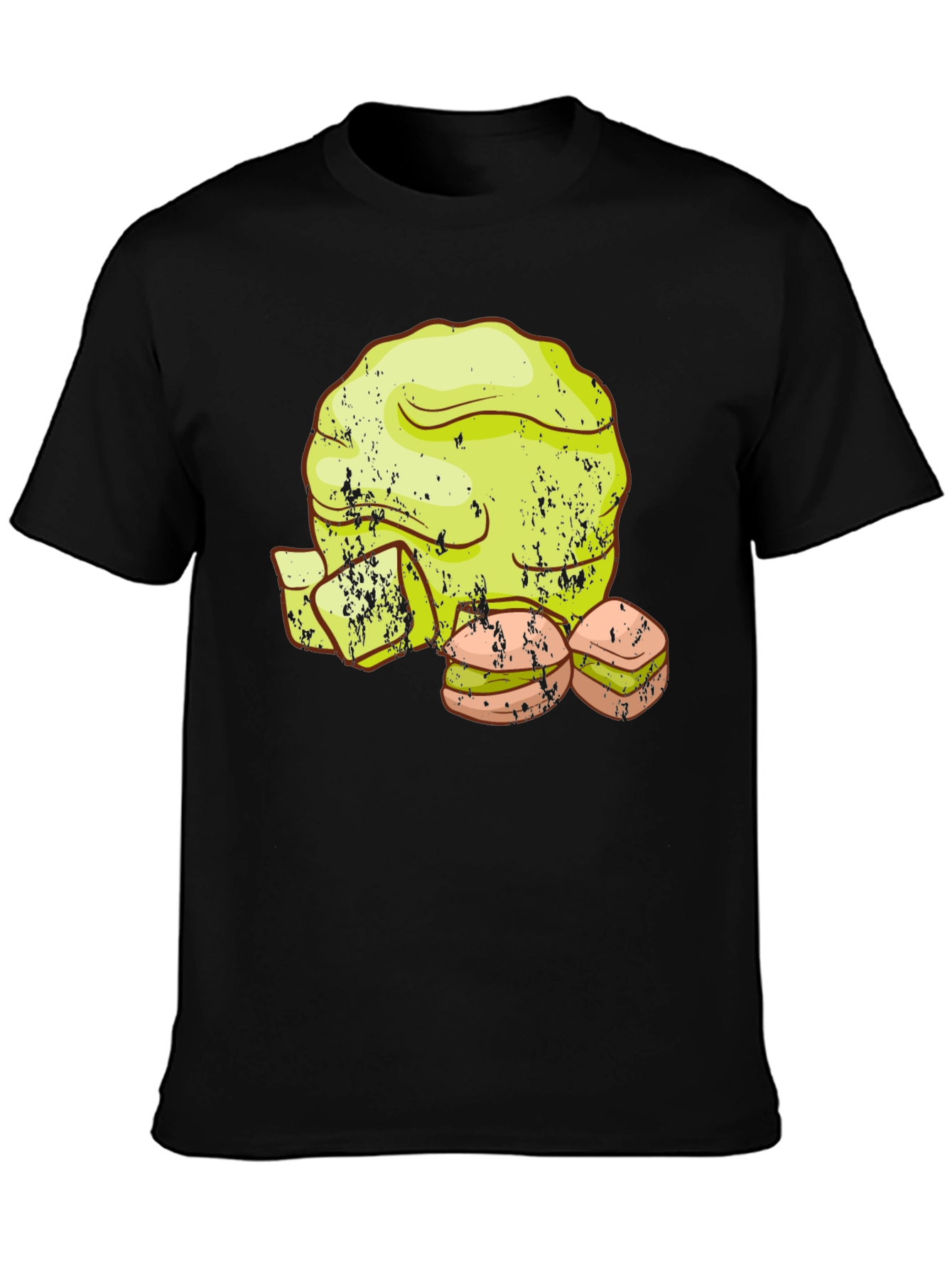 Lettuce and Sandwich Graphic T-Shirt