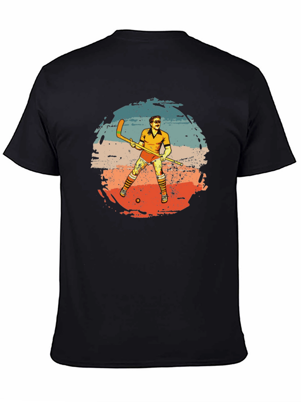 Retro Hockey Player Graphic Tee
