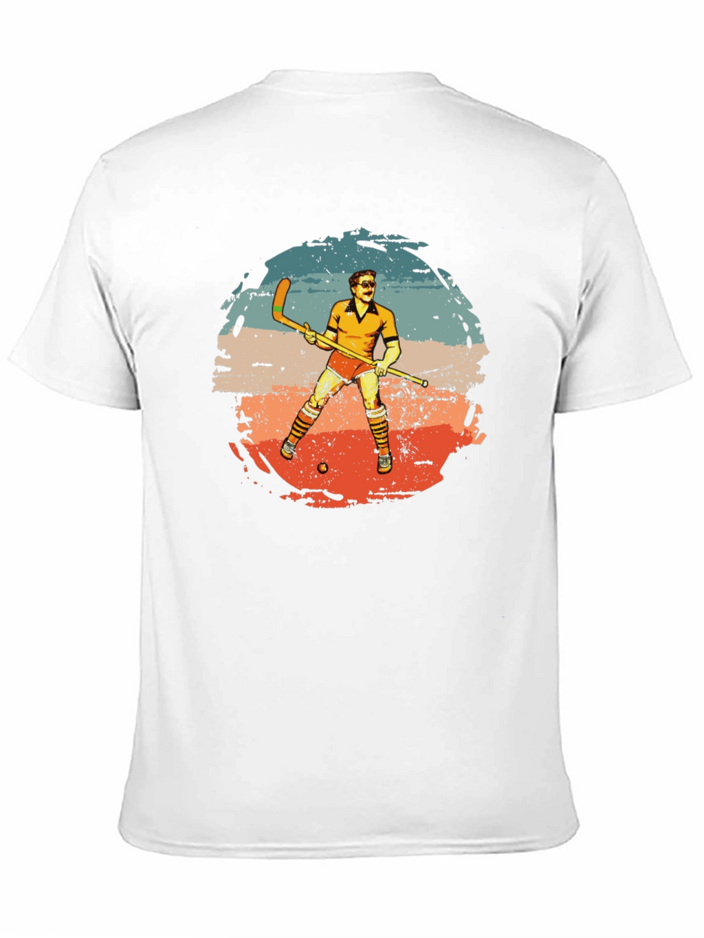 Retro Hockey Player Graphic Tee
