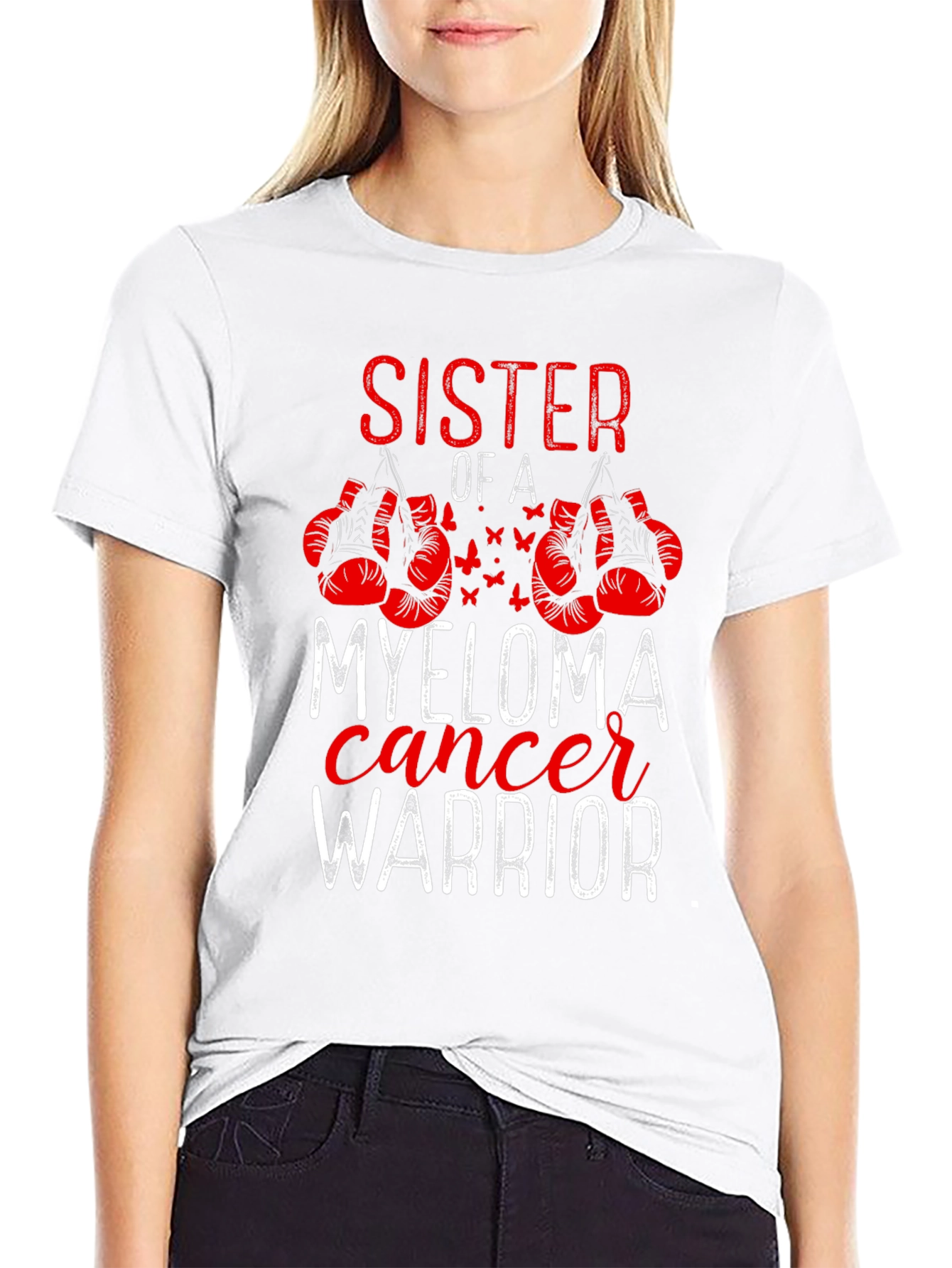 Sister of a Myeloma Cancer Warrior T-Shirt