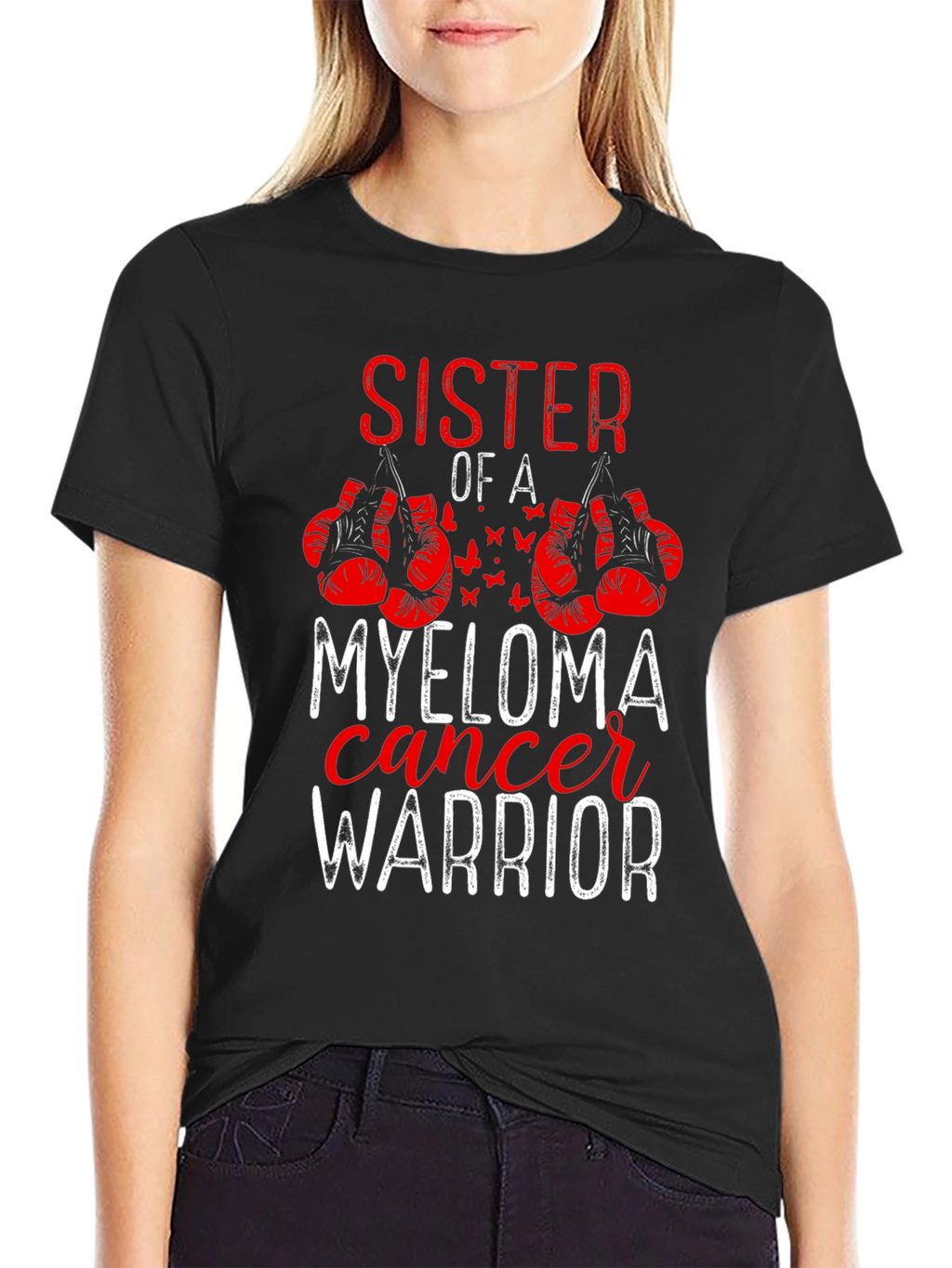 Sister of a Myeloma Cancer Warrior T-Shirt