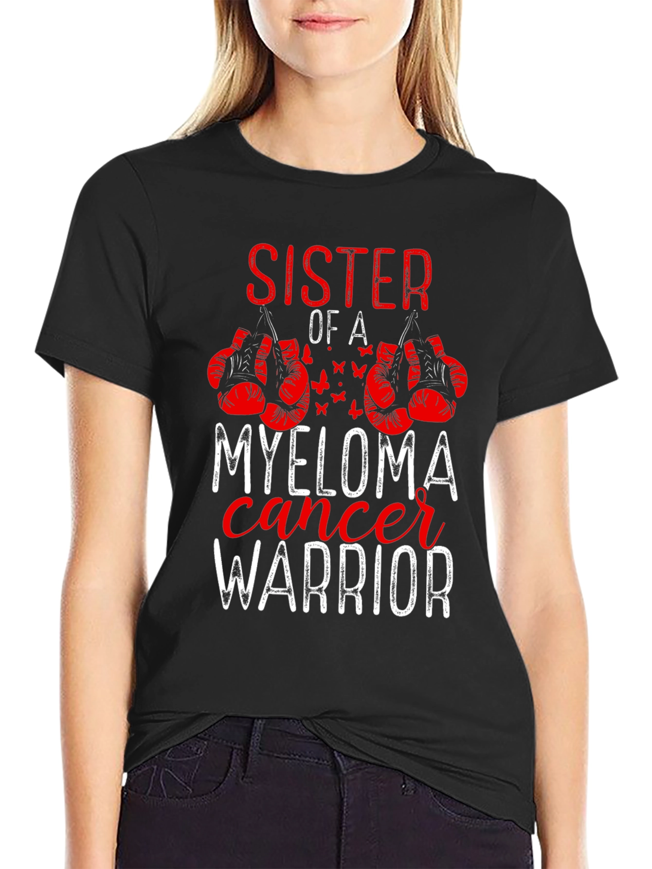 Sister of a Myeloma Cancer Warrior T-Shirt