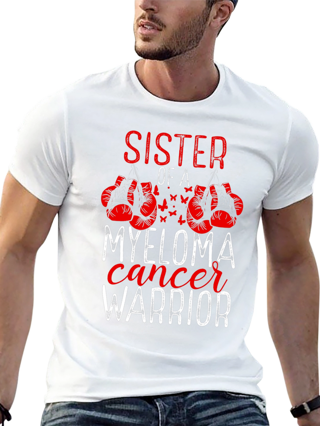 Sister of a Myeloma Cancer Warrior T-Shirt