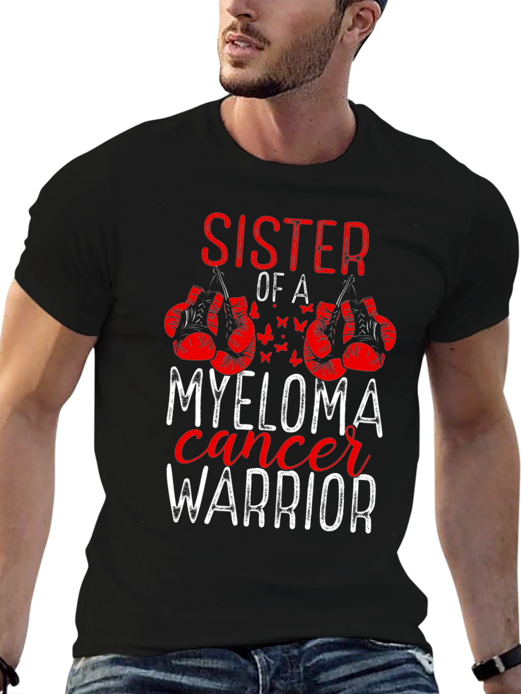Sister of a Myeloma Cancer Warrior T-Shirt