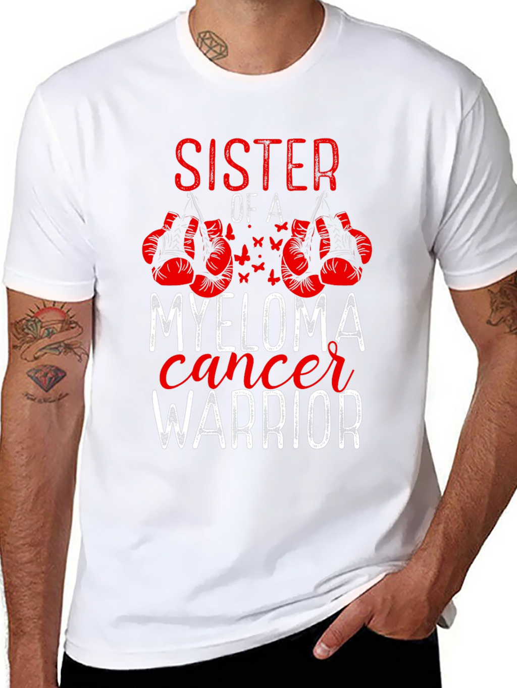 Sister of a Myeloma Cancer Warrior T-Shirt