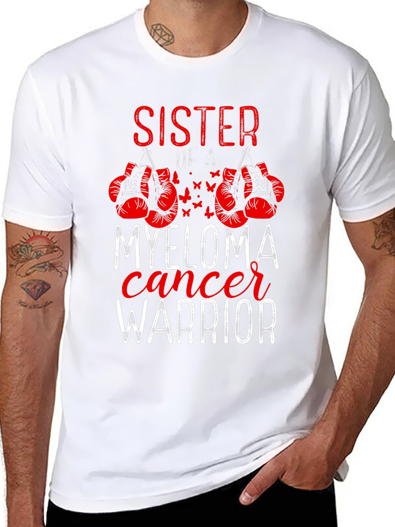 Sister of a Myeloma Cancer Warrior T-Shirt