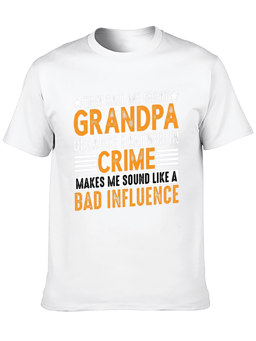 Great Grandpa Bad Influence Graphic T-Shirt