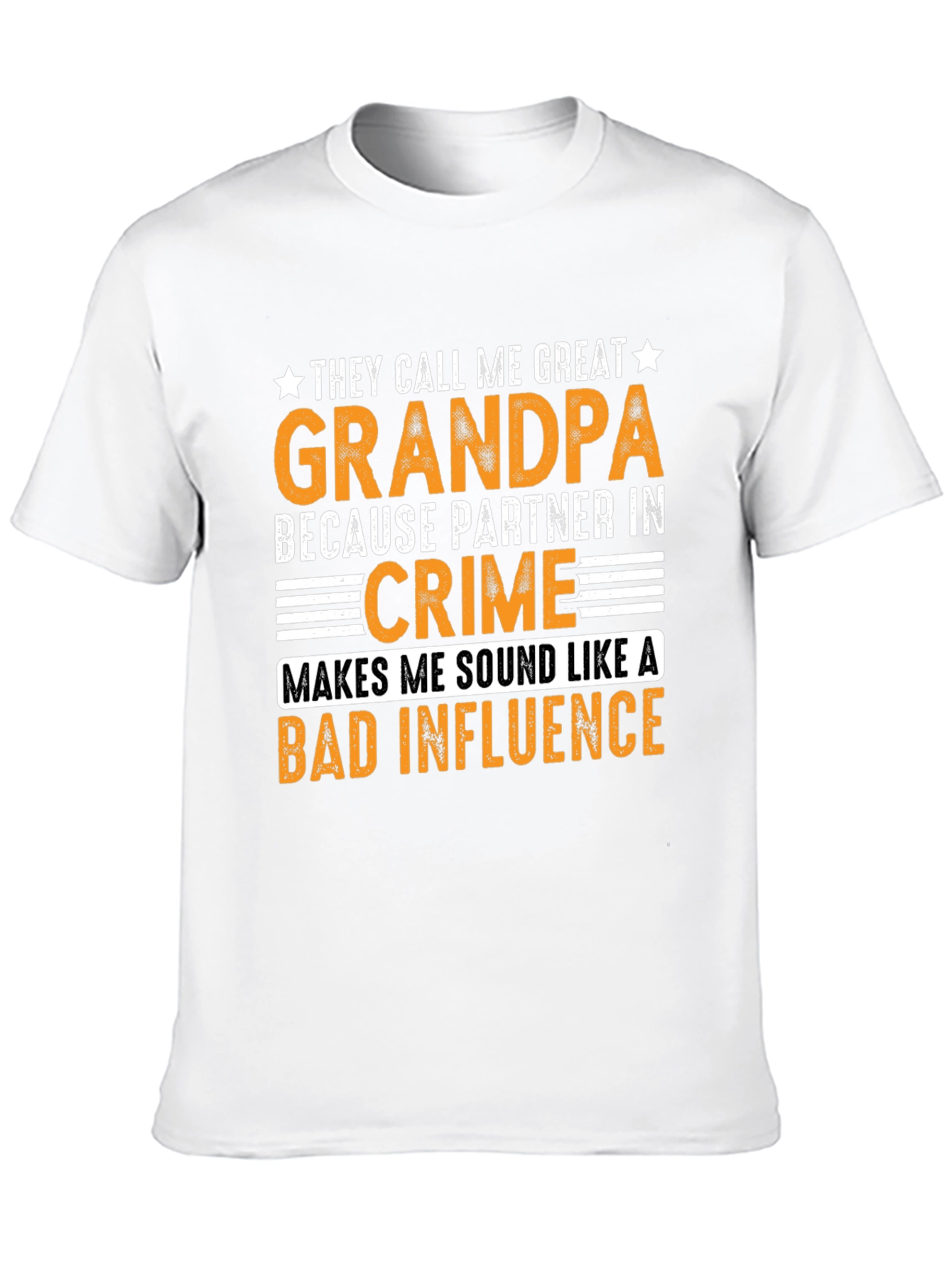 Great Grandpa Bad Influence Graphic T-Shirt