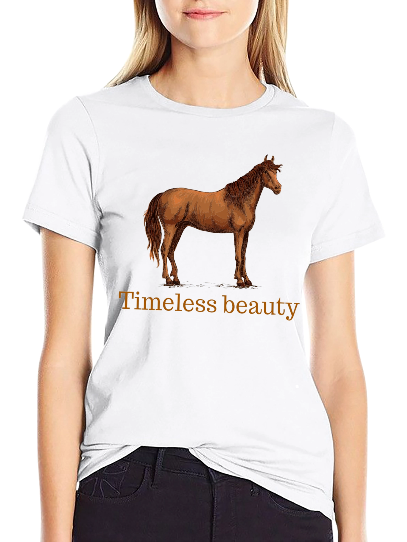 Timeless Beauty Horse Graphic Tee