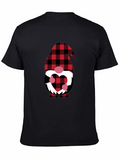 Plaid Gnome Valentines Day T-Shirt