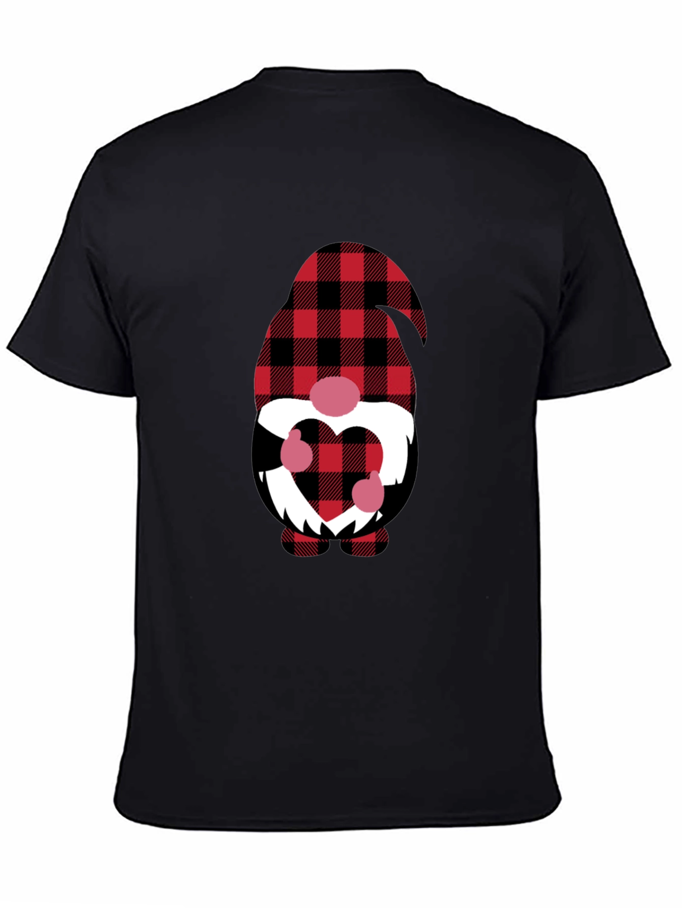 Plaid Gnome Valentines Day T-Shirt