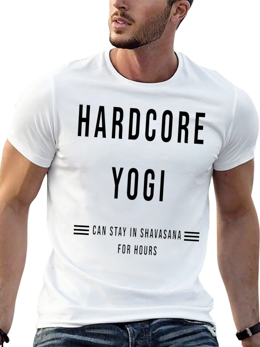 Hardcore Yogi Black T-Shirt