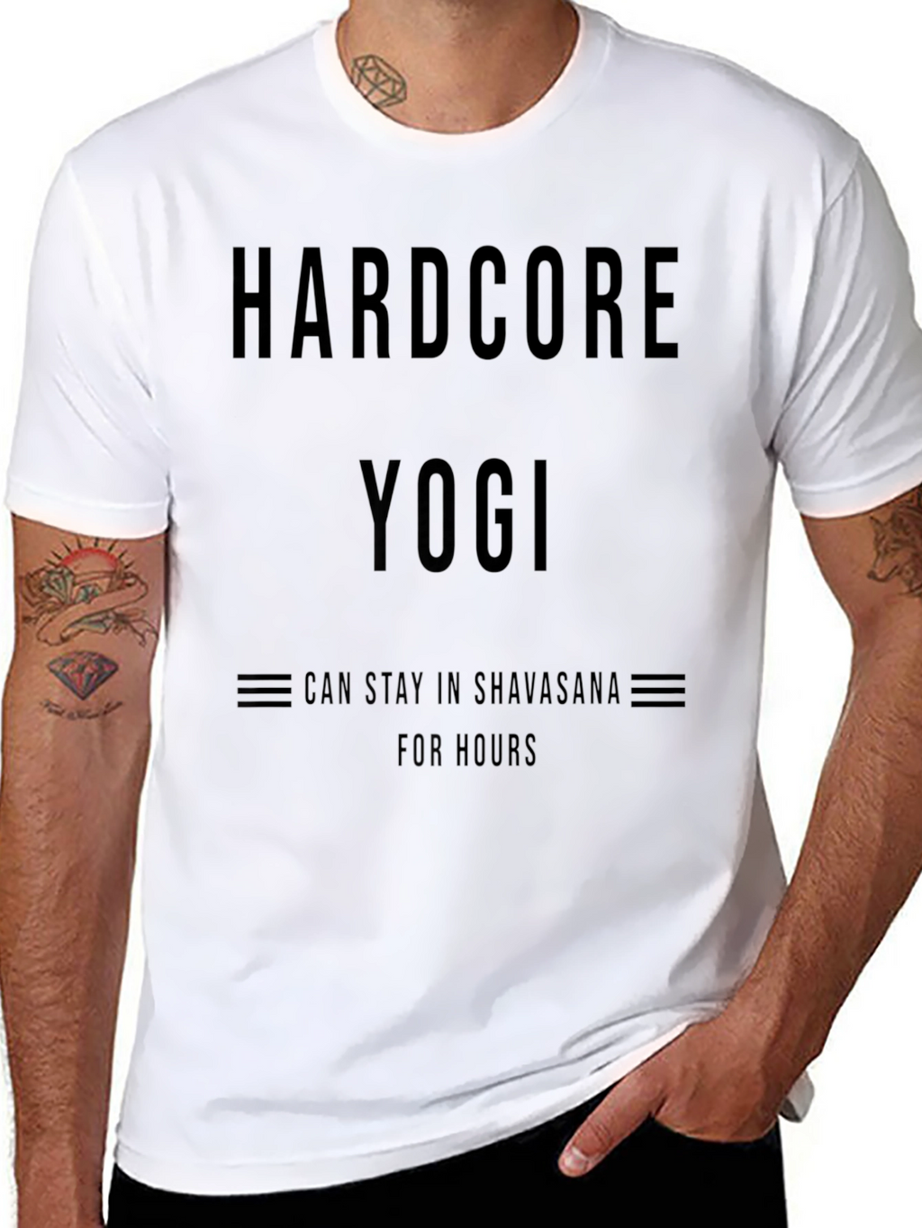 Hardcore Yogi Black T-Shirt