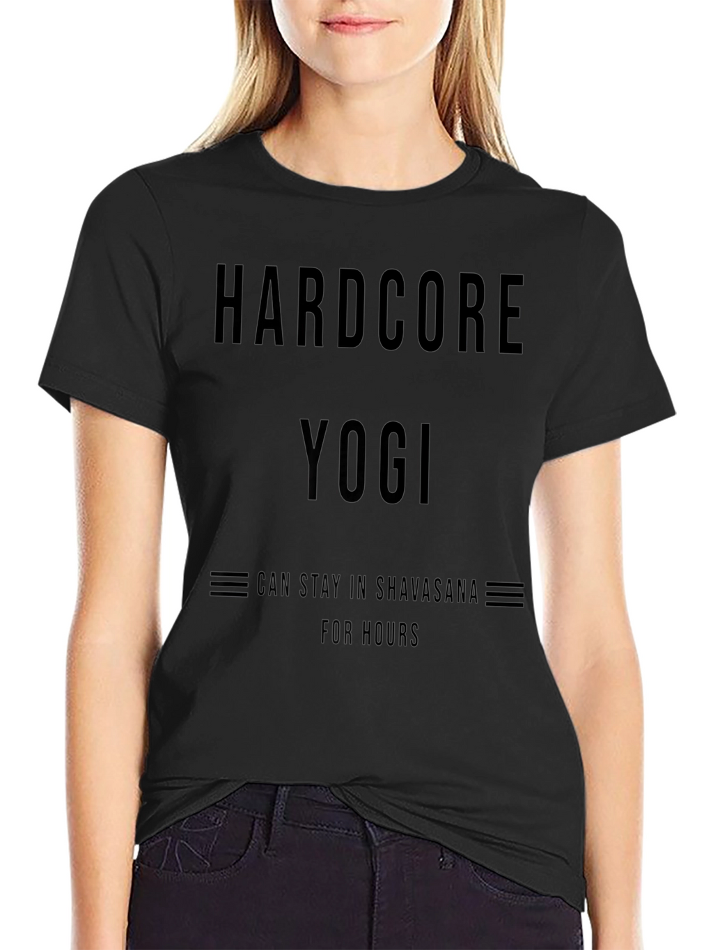 Hardcore Yogi Black T-Shirt