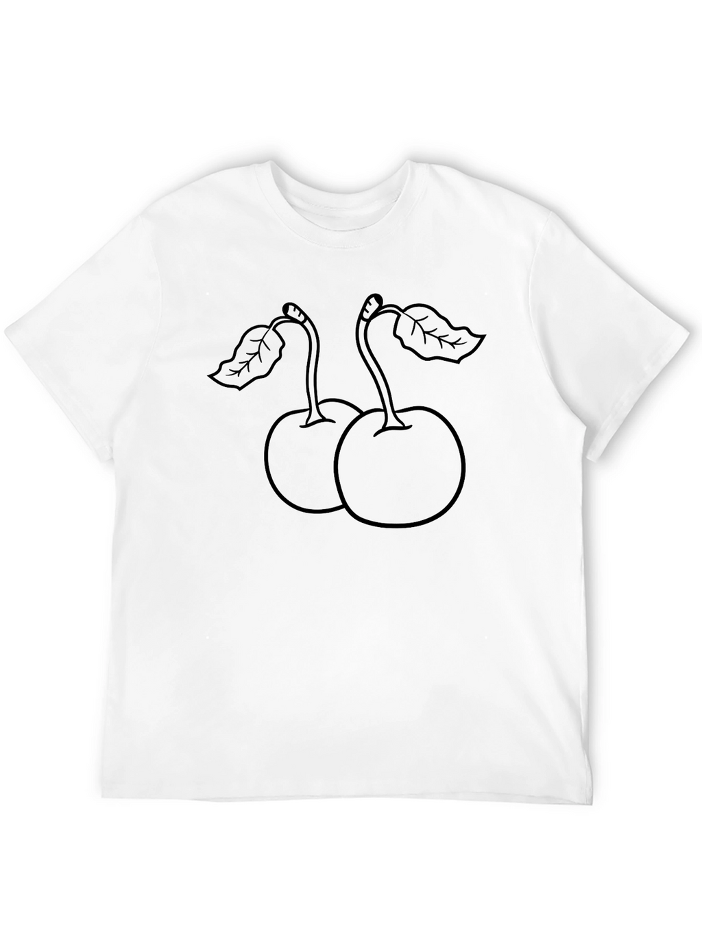 Cherry Graphic Tee - Classic Black Casual Wear