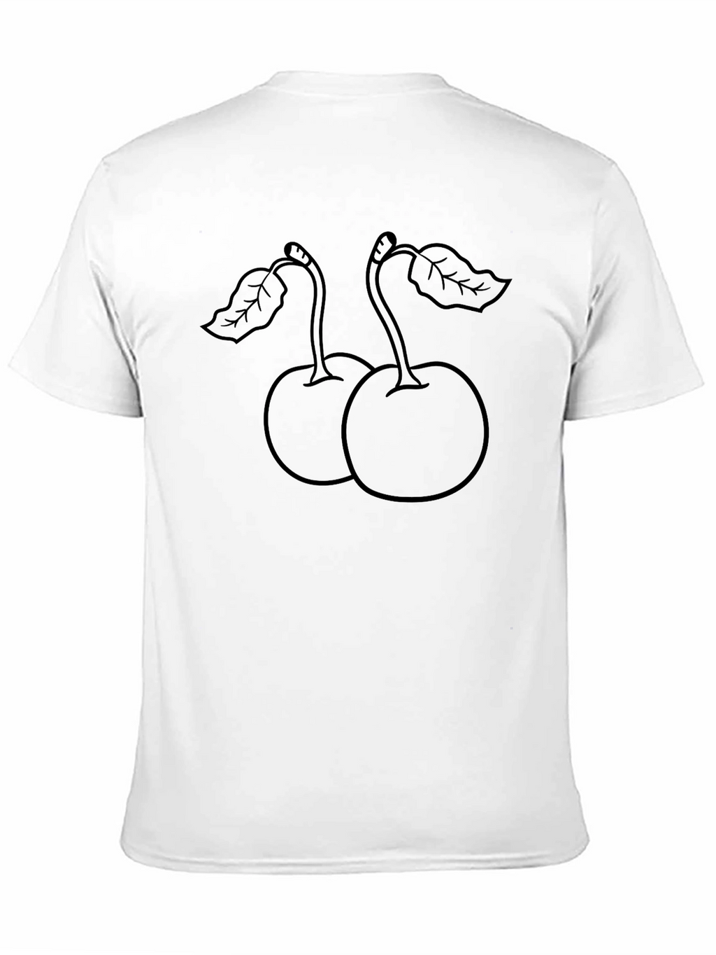 Cherry Graphic Tee - Classic Black Casual Wear